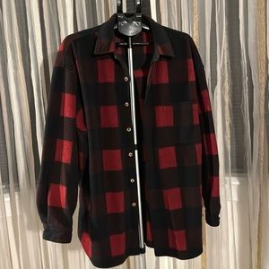 Vintage Fleece Flannel Button Up